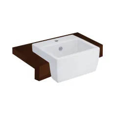 Chậu rửa mặt lavabo bán âm COTTO C02217 Quado