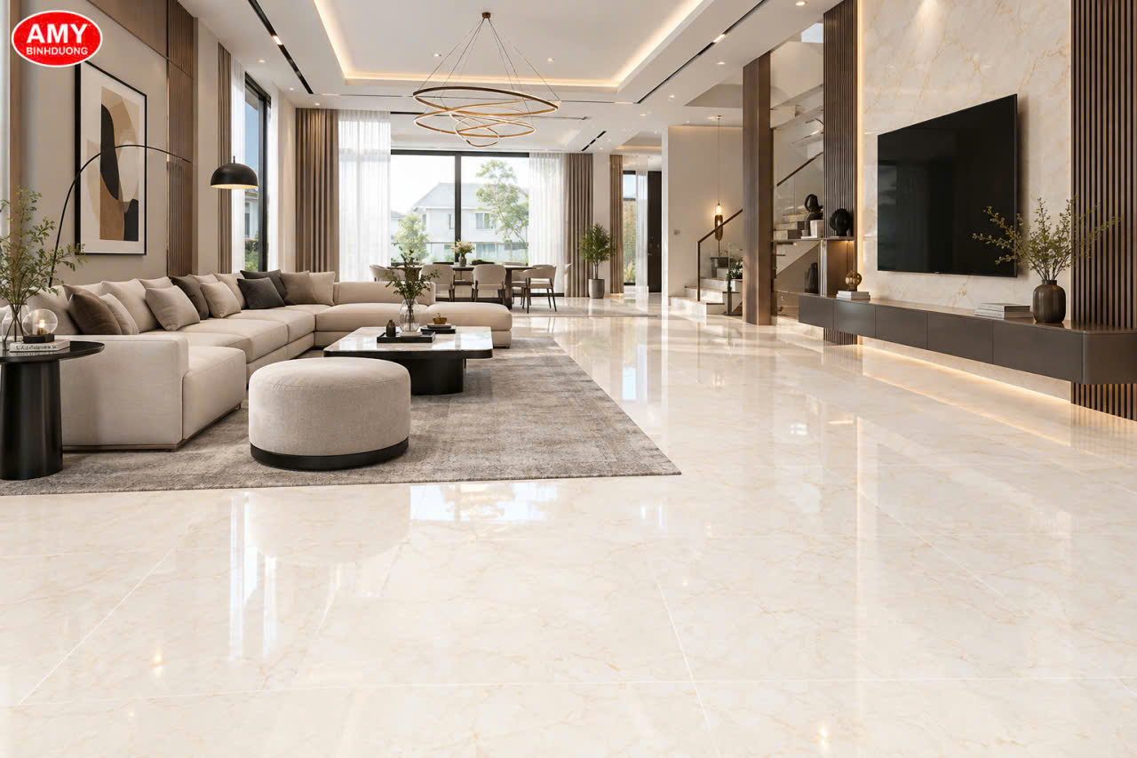 Gạch lát nền phòng khách