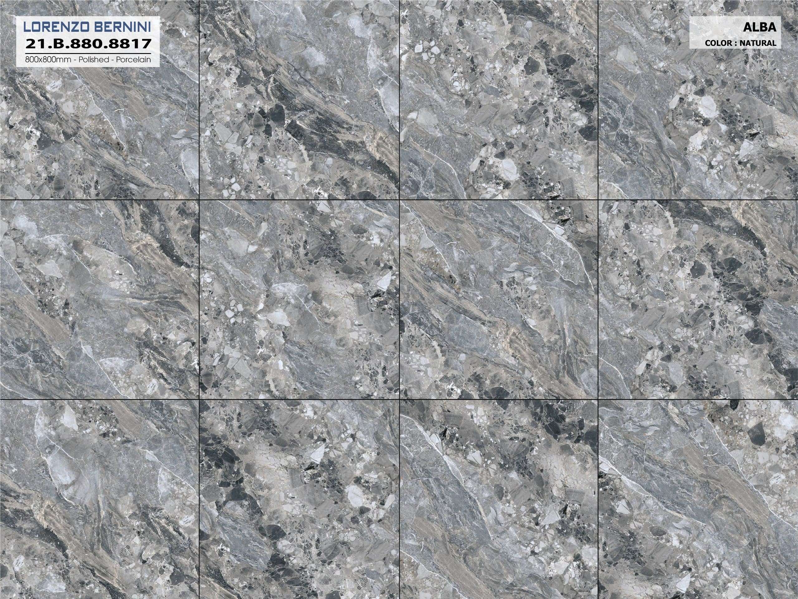 Gạch 80x80 Porcelain AMY 8817